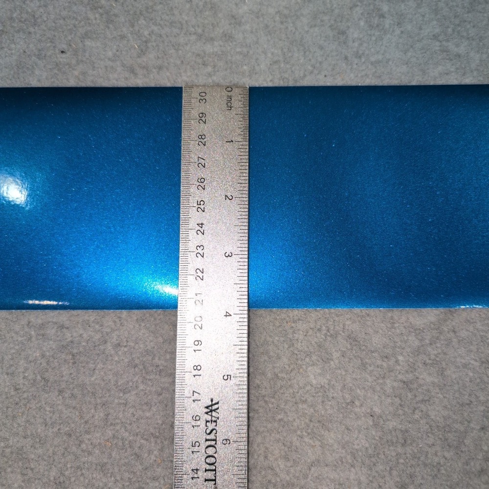 3M 1080 Gloss Metallic Blue Vinyl Wrap 4pc 12×4 Car Accent Strips - Picture 5 of 5